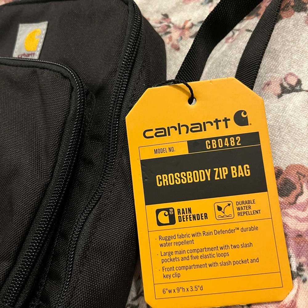 Carhartt Black Crossbody Zip Bag